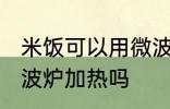 米饭可以用微波炉加热吗 米饭能用微波炉加热吗